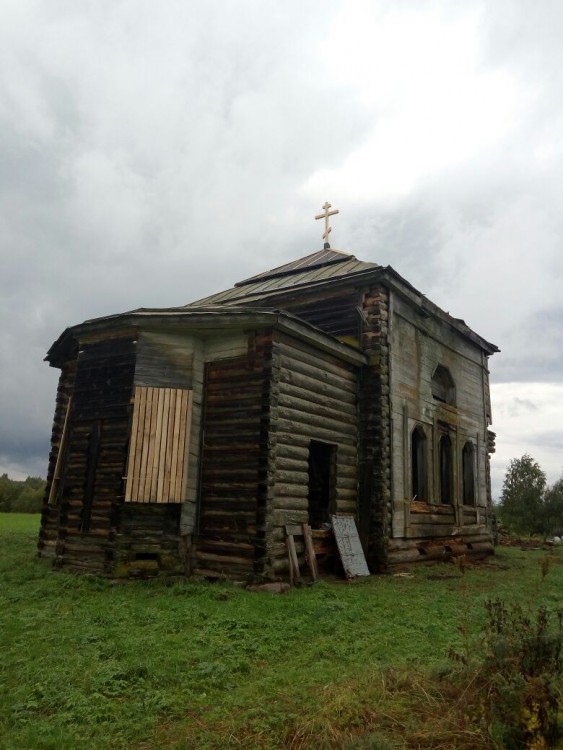 Церковь Николая Чудотворца, Власовская (Вельский район, Архангельская область). фасады
