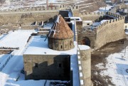 Неизвестная церковь, Церковь в крепостной стене (вид от колокольни крепости Эрзурума).<br>, Эрзурум, Эрзурум, Турция