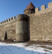 Неизвестная церковь, Церковь в крепостной стене (алтарная часть с наружной стороны крепости Эрзурума).<br>, Эрзурум, Эрзурум, Турция