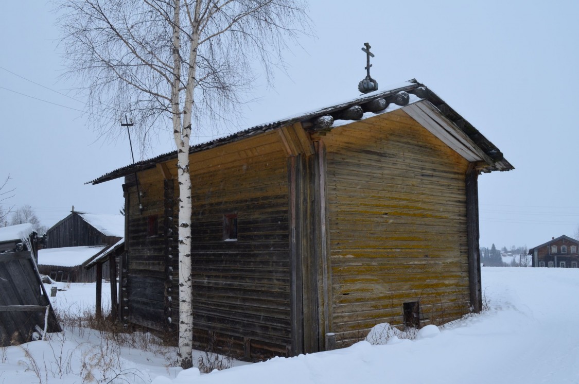 Часовня Власия, епископа Севастийского (?), Власьевская (Верхнетоемский район, Архангельская область). фасады