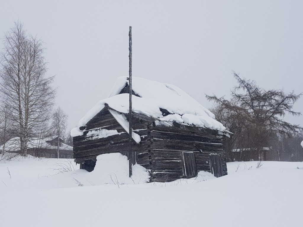 Часовня Николая Чудотворца, Вижево (Пинежский район, Архангельская область). фасады, Вид с ЮЗ 