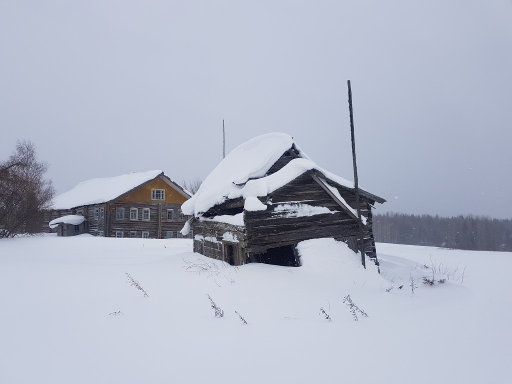 Часовня Николая Чудотворца, Вижево (Пинежский район, Архангельская область). фасады, Вид СЗ