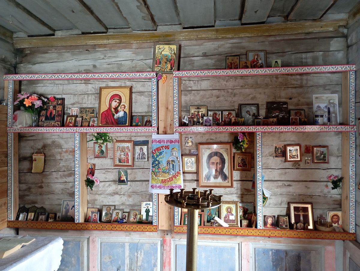 Часовня Георгия Победоносца, Чушела (Пинежский район, Архангельская область). интерьер и убранство
