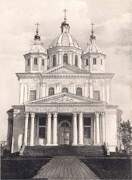 Югская Дорофеева пустынь. Собор Троицы Живоначальной, Фото нач. ХХ века. С сайта: https://ruskline.ru/news_rl/2015/06/16/ocherk_po_istorii_yugskoj_dorofeevoj_obwezhitelnoj_pustyni/<br>, Югская Пустынь (акватория Рыбинского водохранилища), Рыбинский район, Ярославская область