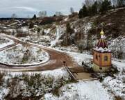 Часовня Казанской иконы Божией Матери, Вид с юга<br>, Абан, Абанский район, Красноярский край
