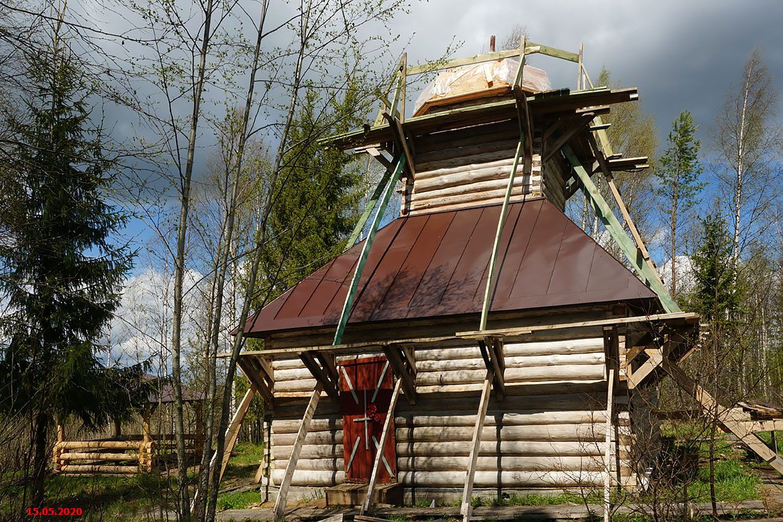 Часовня Параскевы Пятницы (новая), Куженкино (Бологовский район, Тверская область). документальные фотографии