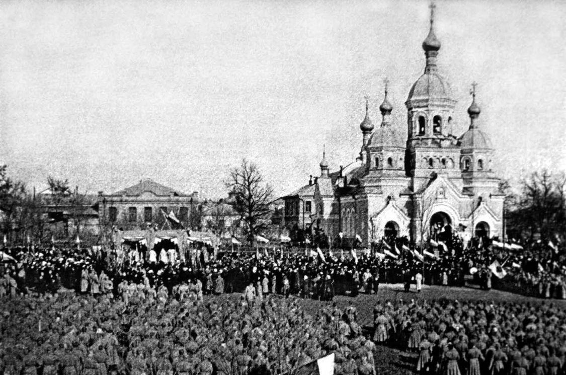Собор Александра Невского, Умань (Уманский район, Украина, Черкасская область). архивная фотография, Частная коллекция. Фото 1914 г.