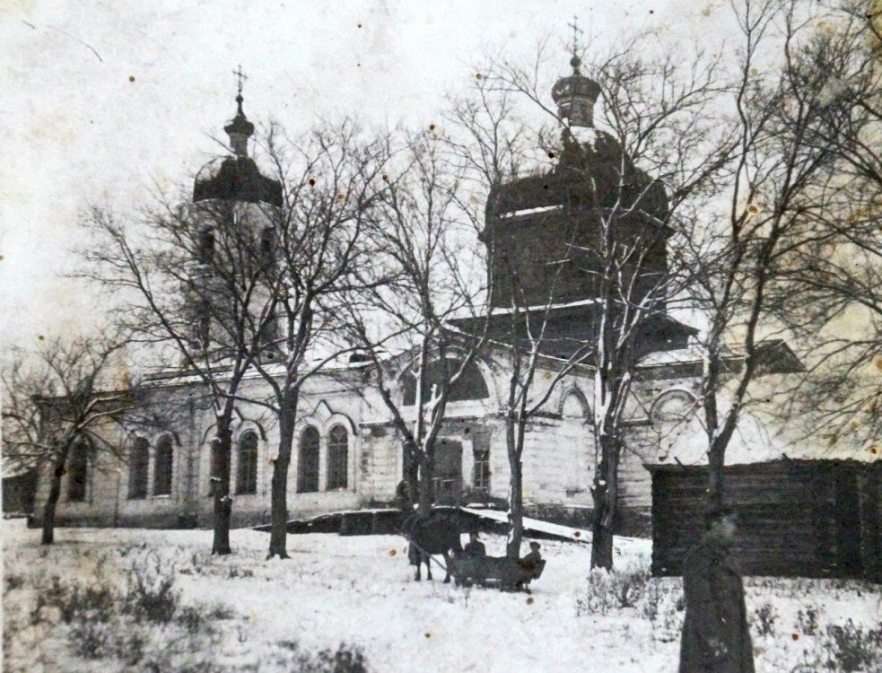 Сара. Церковь Покрова Пресвятой Богородицы. архивная фотография, Фото нач. 20 в. из коллекции Н. Калентьевой. Источник - сообщество 