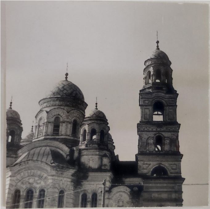 Из собрания ОГАУК Ленинский Мемориал, архивная фотография. Церковь Покрова Пресвятой Богородицы (старая), Чердаклы (Чердаклинский район, Ульяновская область)