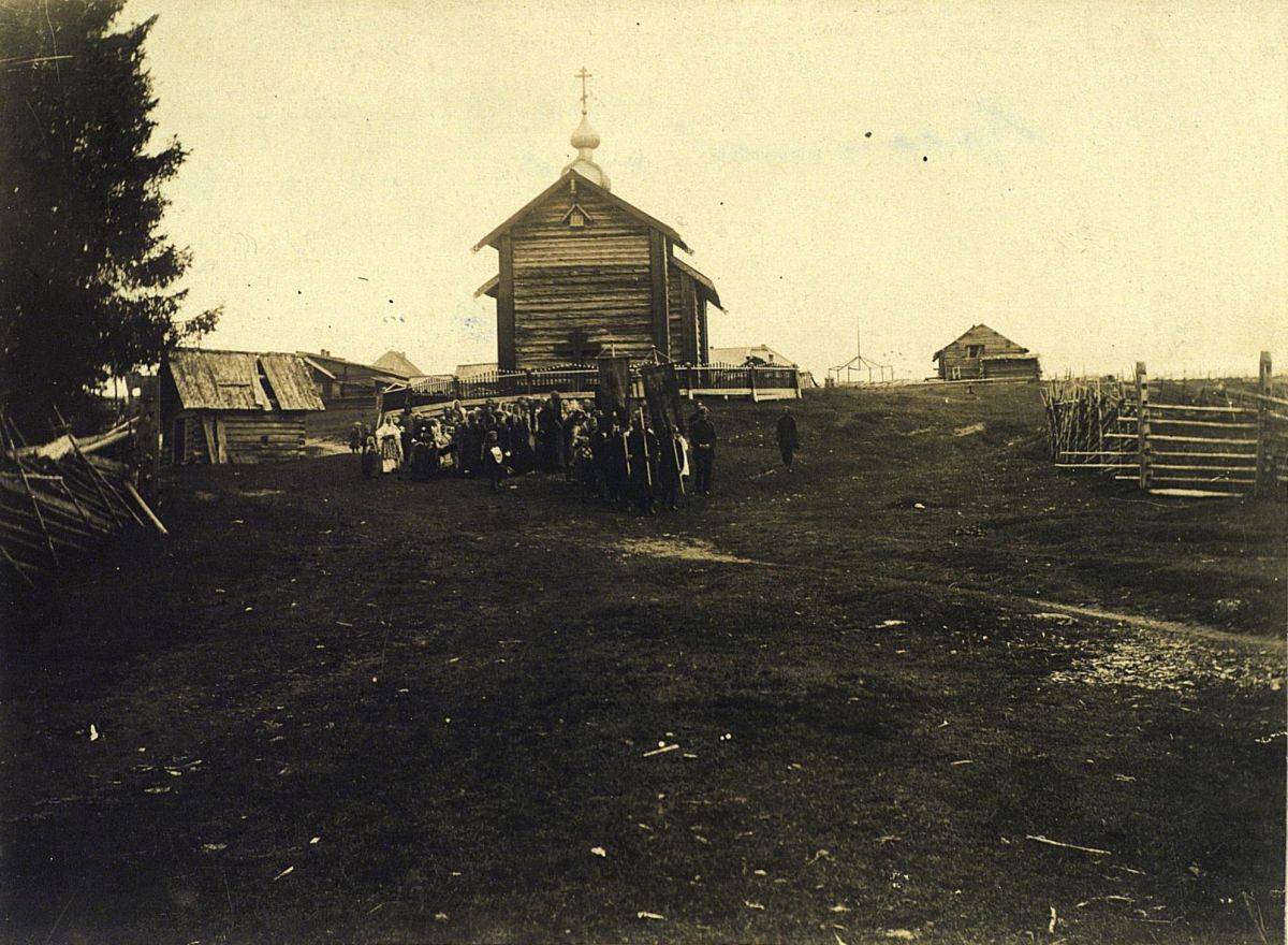 Данилово. Церковь Воздвижения Креста Господня. архивная фотография, Фото 1899 года из фондов МАЭ РАН. Автор Михаил Антонович Круковский