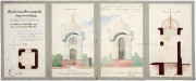 Богородице-Алексиевский монастырь. Часовня над местом погребения Феодора Томского (старая), Проект часовни над могилой старца Феодора Кузьмича. 1904 год<br>, Томск, Томск, город, Томская область