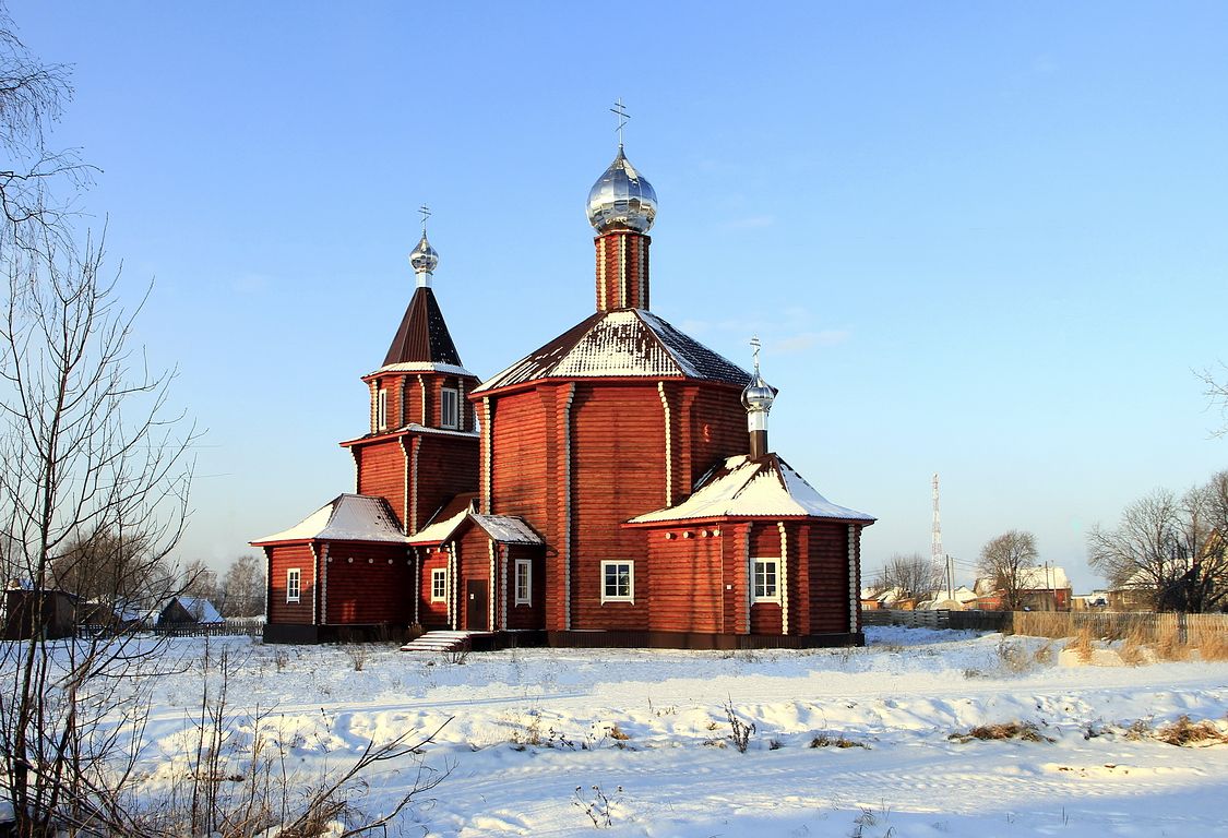 Бисерово. Церковь Николая Чудотворца. фасады