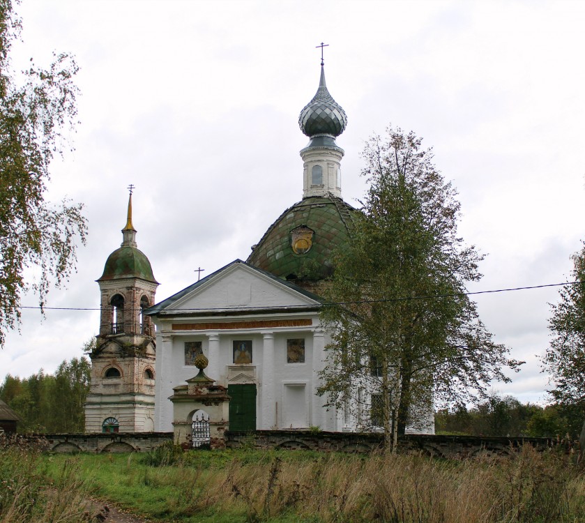 Церковь Преображения Господня, Спас-Бураки (Бураково) (Костромской район, Костромская область). фасады