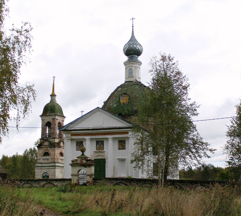 Спас-Бураки (Бураково). Церковь Спаса Преображения. фасады