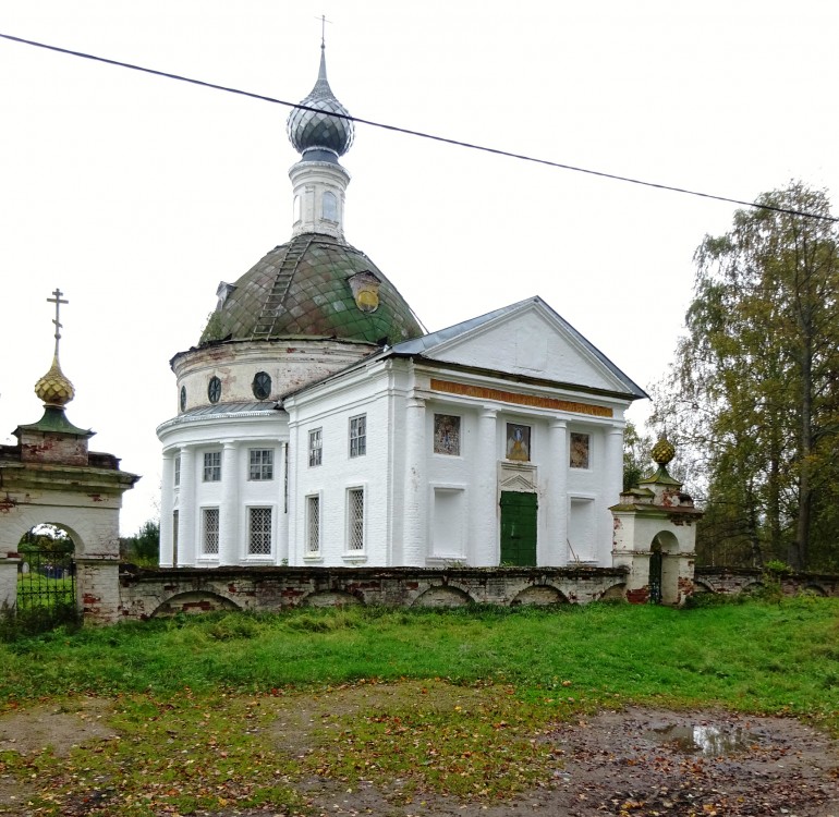 Церковь Преображения Господня, Спас-Бураки (Бураково) (Костромской район, Костромская область). фасады