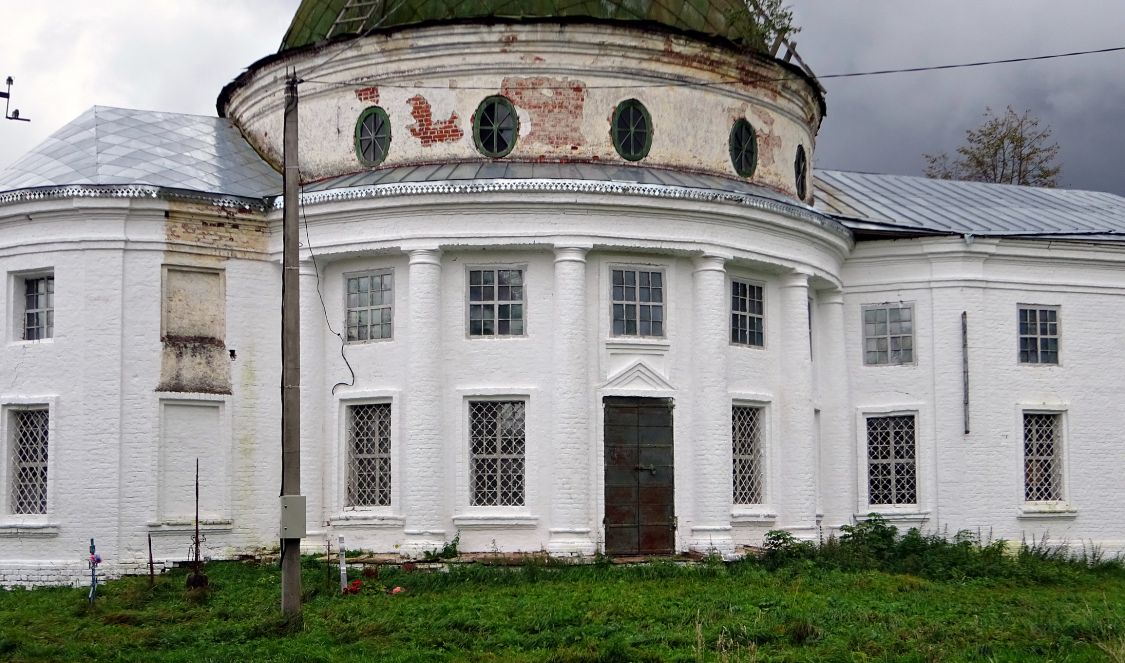 Церковь Преображения Господня, Спас-Бураки (Бураково) (Костромской район, Костромская область). фасады