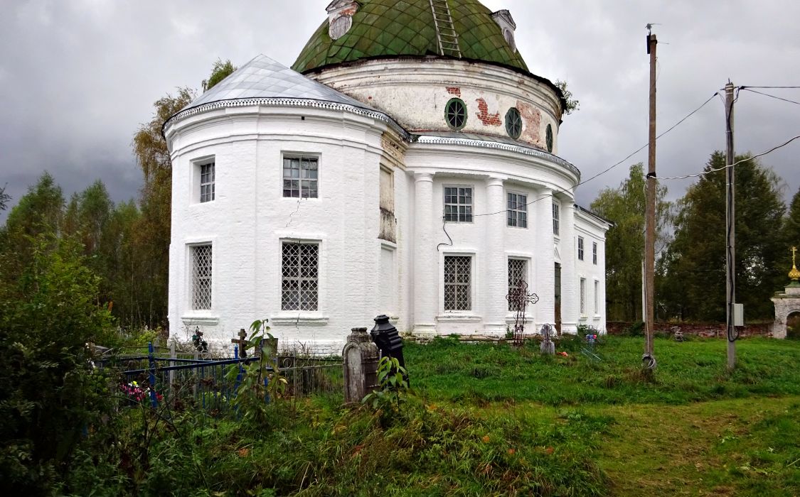 Церковь Преображения Господня, Спас-Бураки (Бураково) (Костромской район, Костромская область). фасады