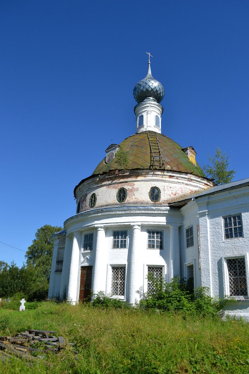 фасады. Церковь Преображения Господня, Спас-Бураки (Бураково) (Костромской район, Костромская область)
