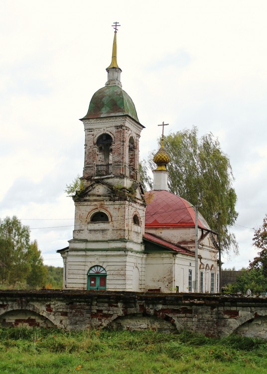 Церковь Казанской иконы Божией Матери, Спас-Бураки (Бураково) (Костромской район, Костромская область). фасады