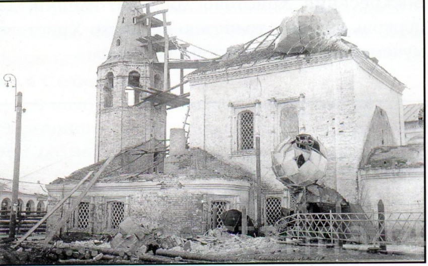 Кострома. Церковь Воскресения Христова на Площадке. архивная фотография, 1933 год http://jediru.net/topic/53585/