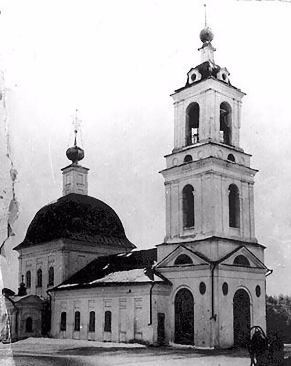 Церковь Воздвижения Креста Господня (старая), Муром (Муромский район и г. Муром, Владимирская область). архивная фотография, Крестовоздвиженская церковь, начало XX века. Фото Сажина Н.Н. Фото сообщества 