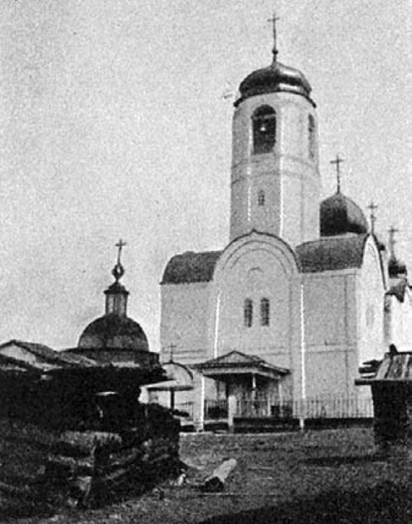 Весляна. Церковь Николая Чудотворца (старая). архивная фотография, Старинное фото