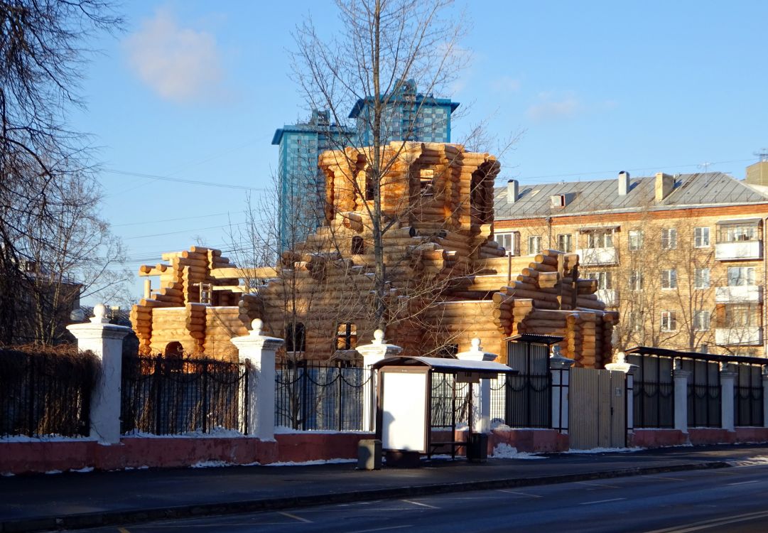 Церковь Луки (Войно-Ясенецкого) при Федеральном медицинском биофизическом центре им. А.И. Бурназяна в Щукине, Щукино (Северо-Западный административный округ (СЗАО), г. Москва). документальные фотографии