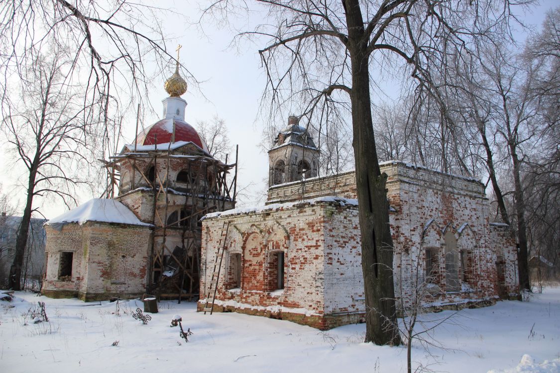 Храмовый комплекс. Церкви Казанской иконы Божией Матери и Георгия Победоносца, Юрьевское (Ростовский район, Ярославская область). фасады