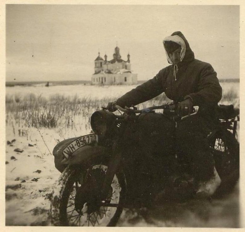 Церковь Успения Пресвятой Богородицы, Дентялово (Холм-Жирковский район, Смоленская область). архивная фотография, Фото 1942 г. с аукциона e-bay.de