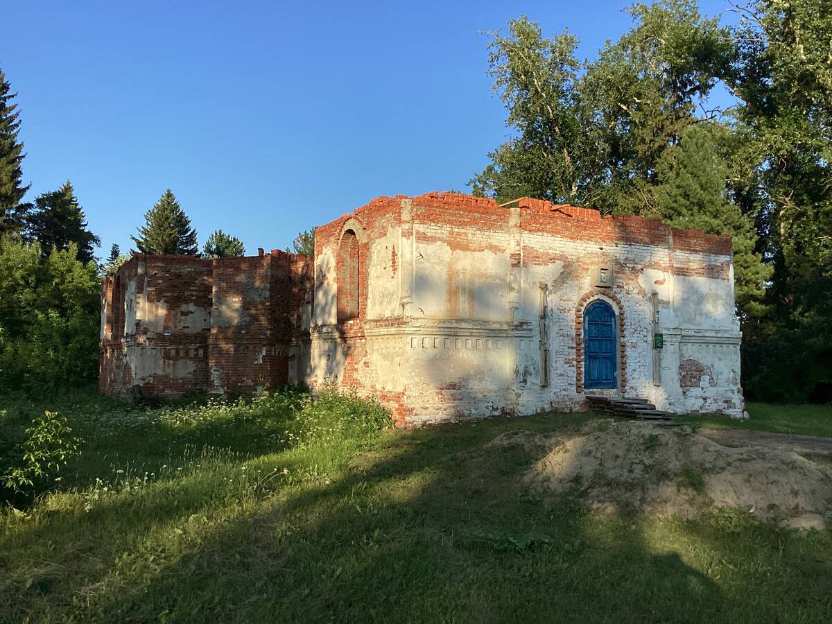 Красносельский Введенский женский монастырь. Церковь Введения во храм Пресвятой Богородицы, Рассвет (Слободо-Туринский район (Слободо-Туринский МР), Свердловская область). фасады, Вид с запада