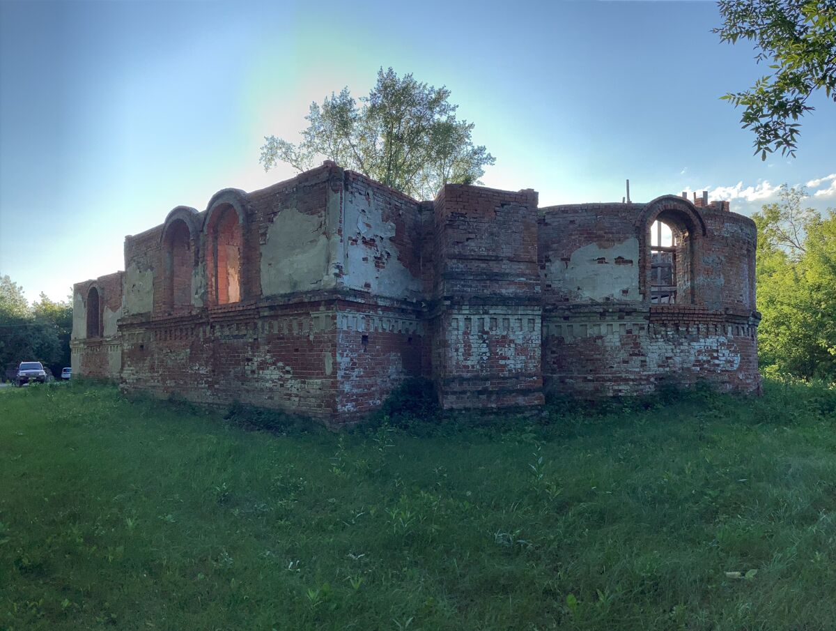 Красносельский Введенский женский монастырь. Церковь Введения во храм Пресвятой Богородицы, Рассвет (Слободо-Туринский район (Слободо-Туринский МР), Свердловская область). фасады, Вид с юго-востока