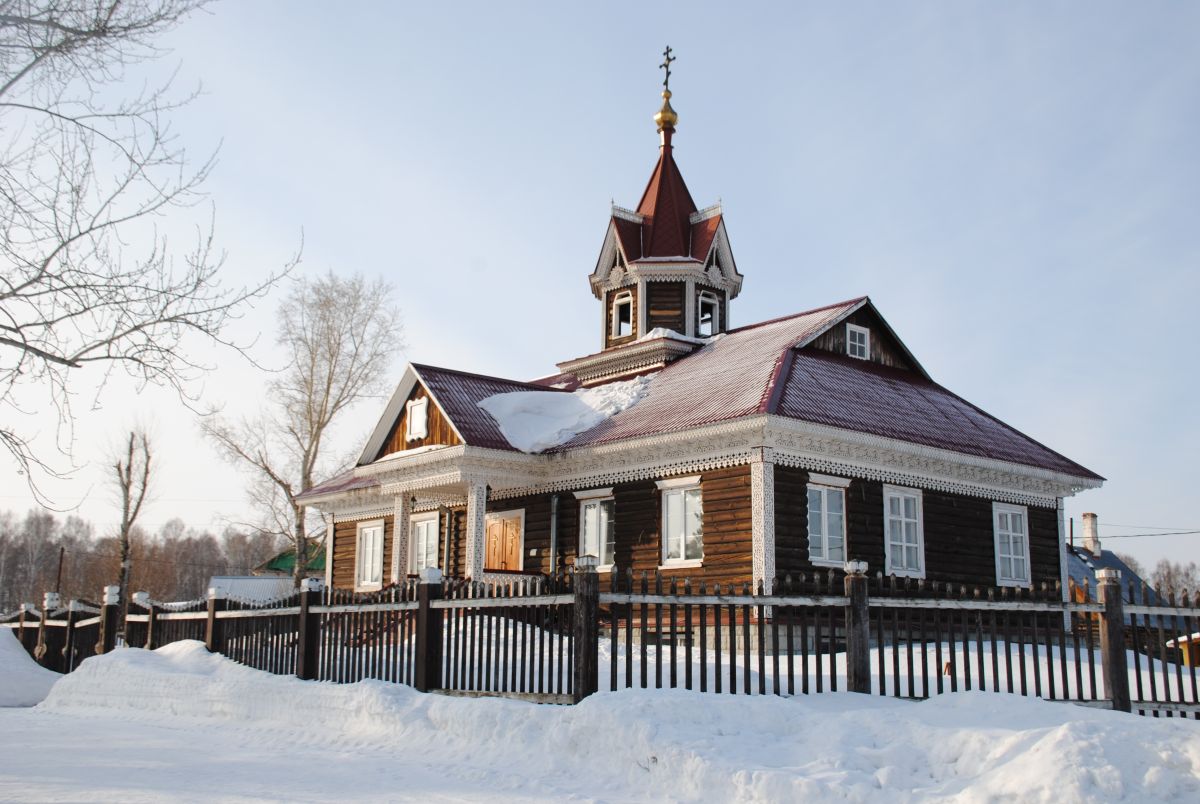 Турнаево. Церковь Феодора Томского. фасады, Вид с северо-востока