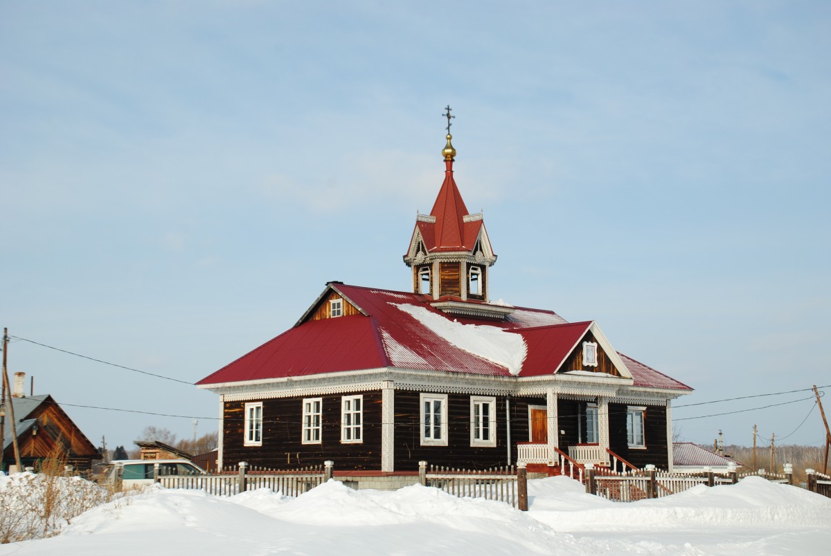 Турнаево. Церковь Феодора Томского. фасады, Вид с юго-востока