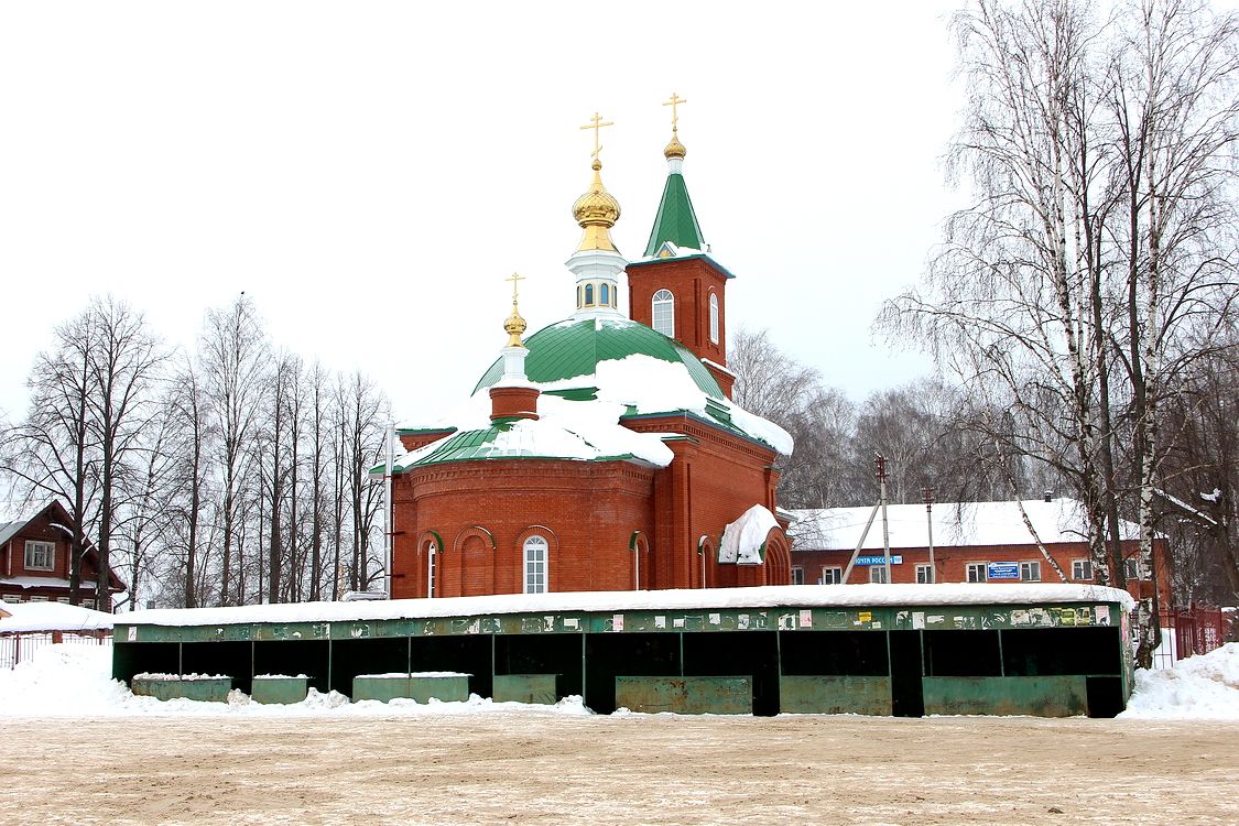 Церковь Троицы Живоначальной (новая), Юкаменское (Юкаменский район, Республика Удмуртия). фасады