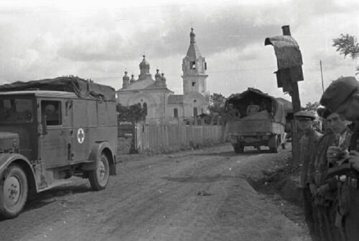 Зэикань. Церковь Троицы Живоначальной. архивная фотография, Фото 1941 г. с аукциона e-bay.de