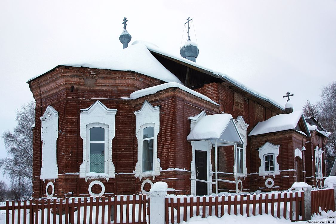 Усть-Ишим. Церковь Николая Чудотворца. фасады