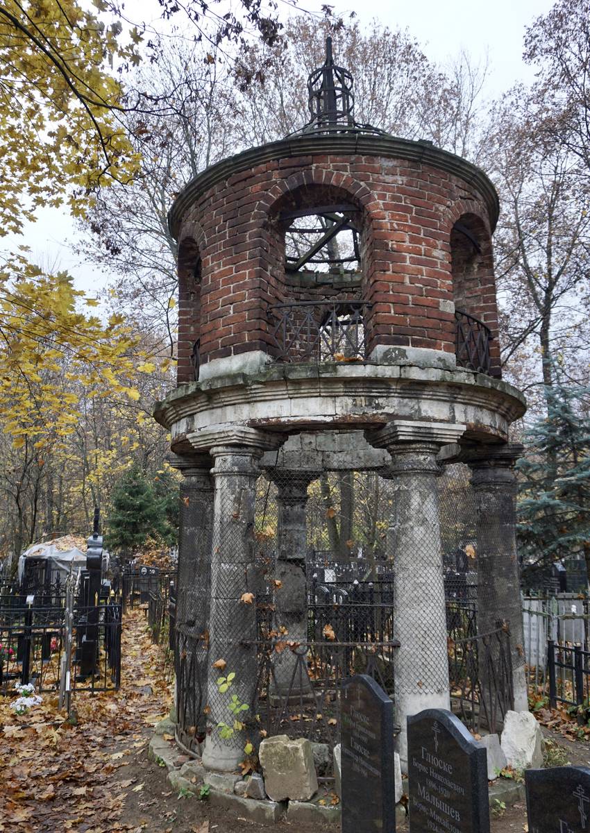 Часовня в память церкви Иоанна Милостивого на Ваганьковском кладбище, Пресненский (Центральный административный округ (ЦАО), г. Москва). фасады