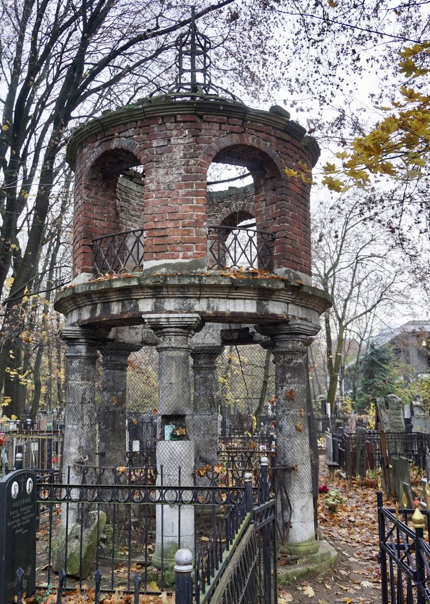 Часовня в память церкви Иоанна Милостивого на Ваганьковском кладбище, Пресненский (Центральный административный округ (ЦАО), г. Москва). фасады