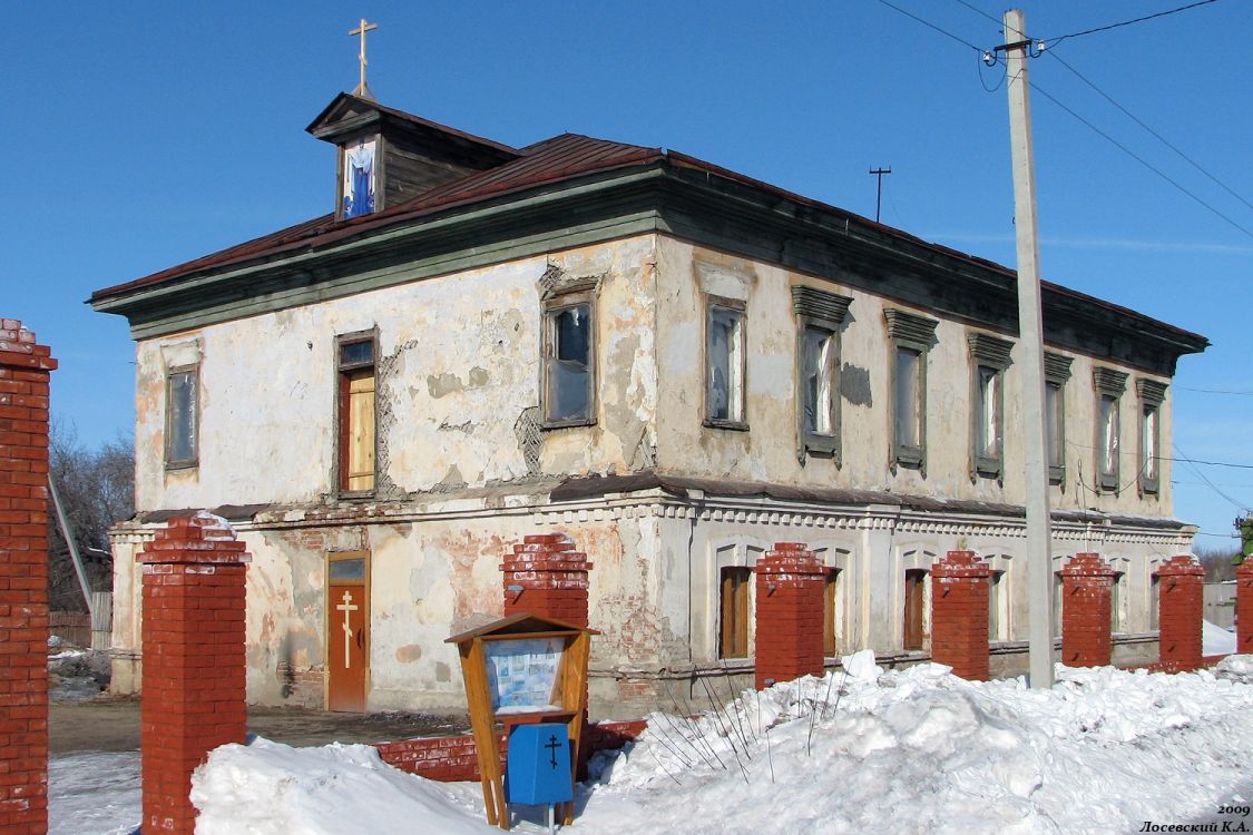 Омск. Покровский мужской монастырь. фасады, Бывший келейный корпус Покровского монастыря