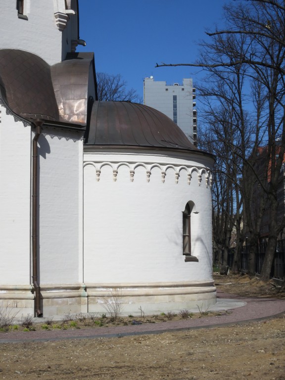 Церковь Покрова Пресвятой Богородицы при Морозовской детской больнице, Якиманка (Центральный административный округ (ЦАО), г. Москва). архитектурные детали