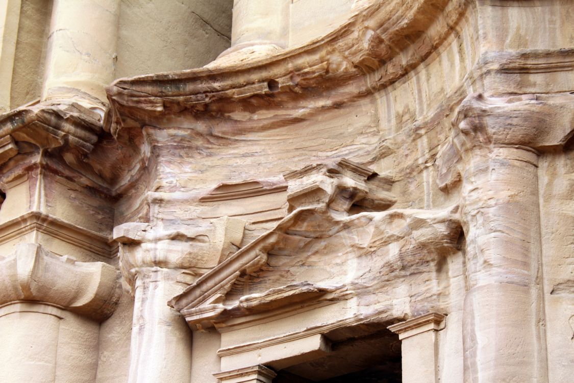 Прочие страны, Иордания, Петра. Монастырь Ад-Дэйр, фотография. архитектурные детали