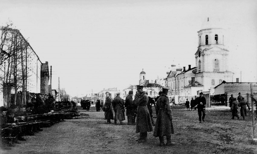 Омск. Собор Воскресения Христова (утраченный). архивная фотография, с сайта http://andcvet.narod.ru/