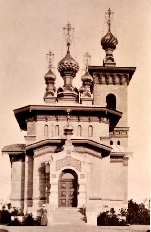 Церковь Преображения Господня при усадьбе Г.Г. Елисеева, Тойла (Toila) (Ида-Вирумаа, Эстония). архивная фотография, Почтовая фотооткрытка 1910-х годов