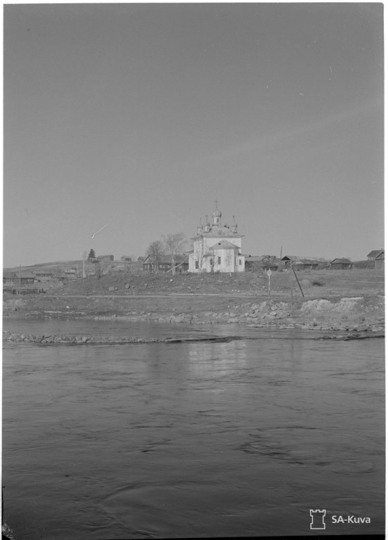 Хевроньино. Церковь Рождества Иоанна Предтечи. архивная фотография, Фото 1942-1944 г. из фондов SA-KUVA (Финский военный фотоархив), №88577. http://sa-kuva.fi/ 