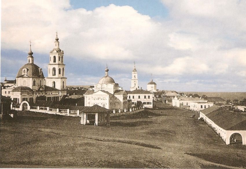 Алатырь. Церковь Веры, Надежды, Любови и матери их Софии. архивная фотография, Софийская церковь (ныне один из цехов завода 