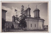 Церковь Успения Пресвятой Богородицы, Тиражная почтовая открытка 1920-х годов<br>, Бузэу, Бузэу, Румыния