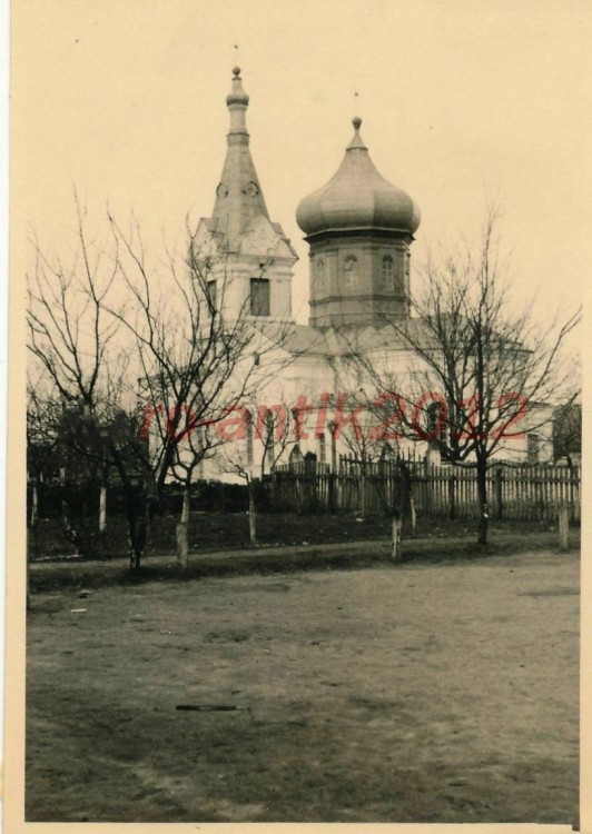 Церковь Рождества Пресвятой Богородицы, Волчинец (Окницкий район, Молдова). архивная фотография, Фото 1944 г. с аукциона e-bay.de