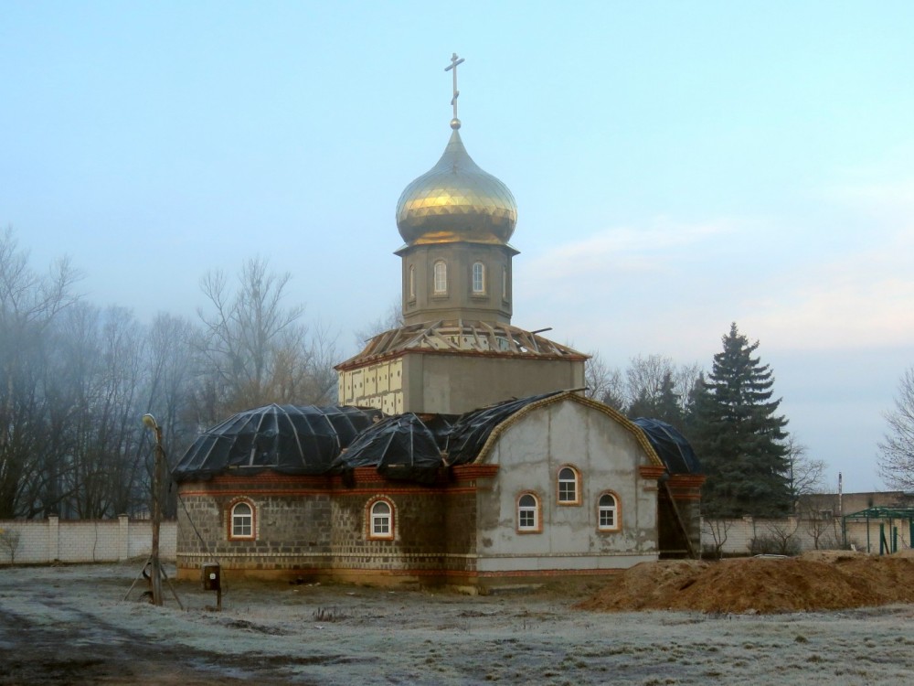 Мироносицкий женский монастырь. Церковь Стефана архидиакона (строящаяся), Бобруйск (Бобруйский район, Беларусь, Могилёвская область). документальные фотографии