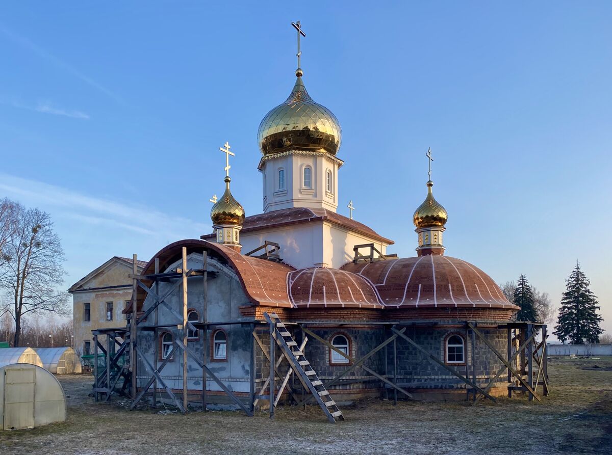 Мироносицкий женский монастырь. Церковь Стефана архидиакона (строящаяся), Бобруйск (Бобруйский район, Беларусь, Могилёвская область). документальные фотографии, Вид с юга