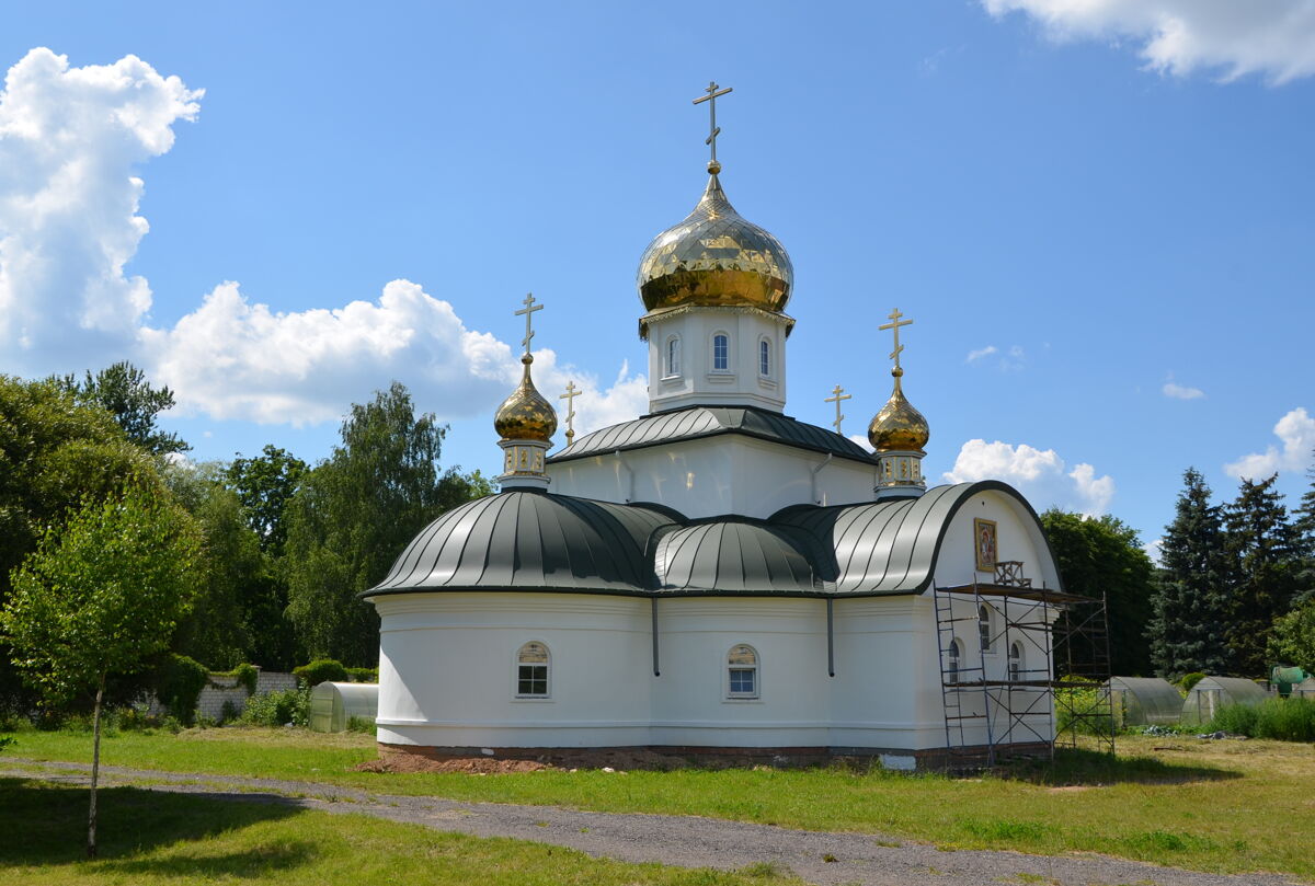 Мироносицкий женский монастырь. Церковь иконы Божией Матери «Жировицкая», Бобруйск (Бобруйский район, Беларусь, Могилёвская область). фасады